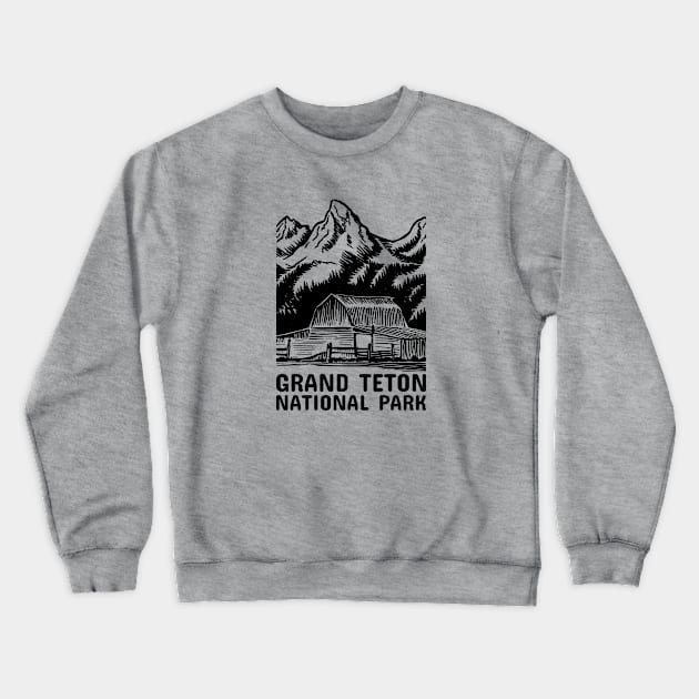 Teton Tranquillity Crewneck Sweatshirt by Manzo Carey